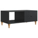 Kaffebord Svart 90 x 50 x 40 cm Konstruert tre