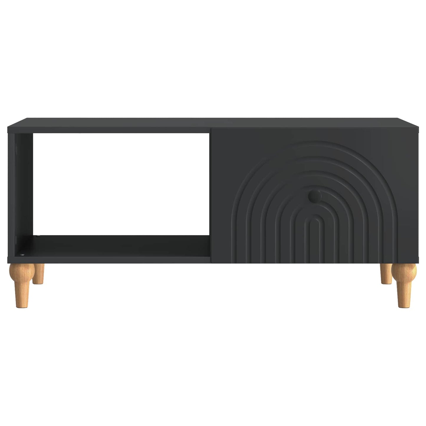 Kaffebord Svart 90 x 50 x 40 cm Konstruert tre