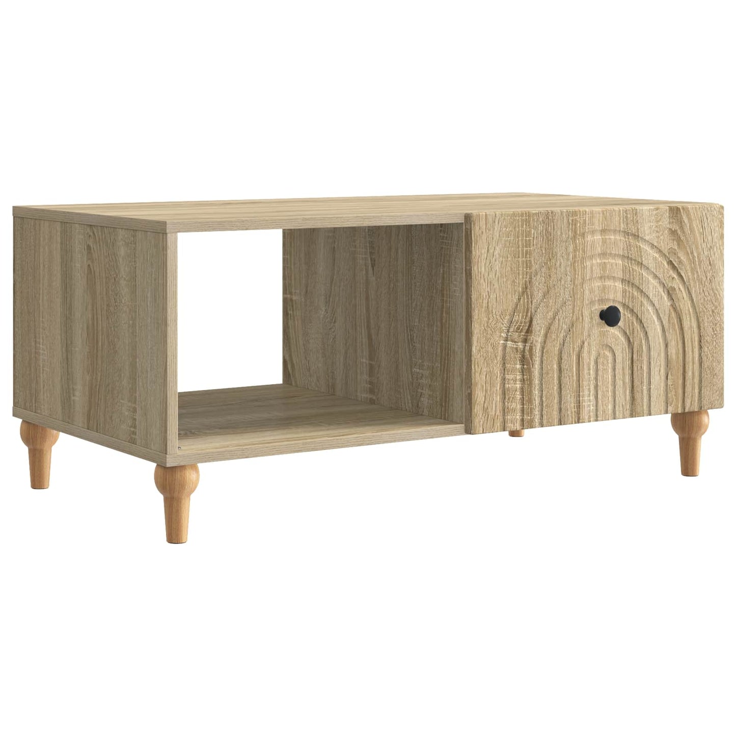 Kaffebord Sonoma eik 90 x 50 x 40 cm Konstruert tre