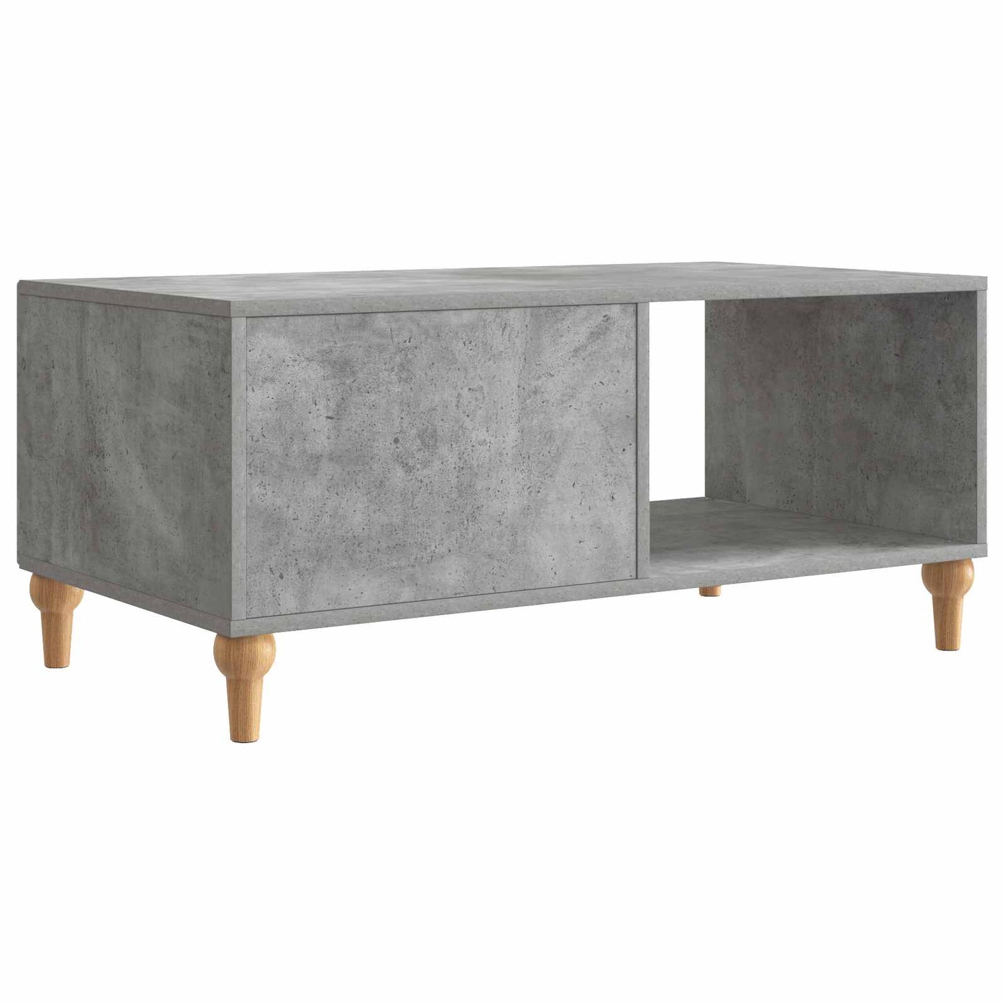Kaffebord Betonggrå 90 x 50 x 40 cm Konstruert tre