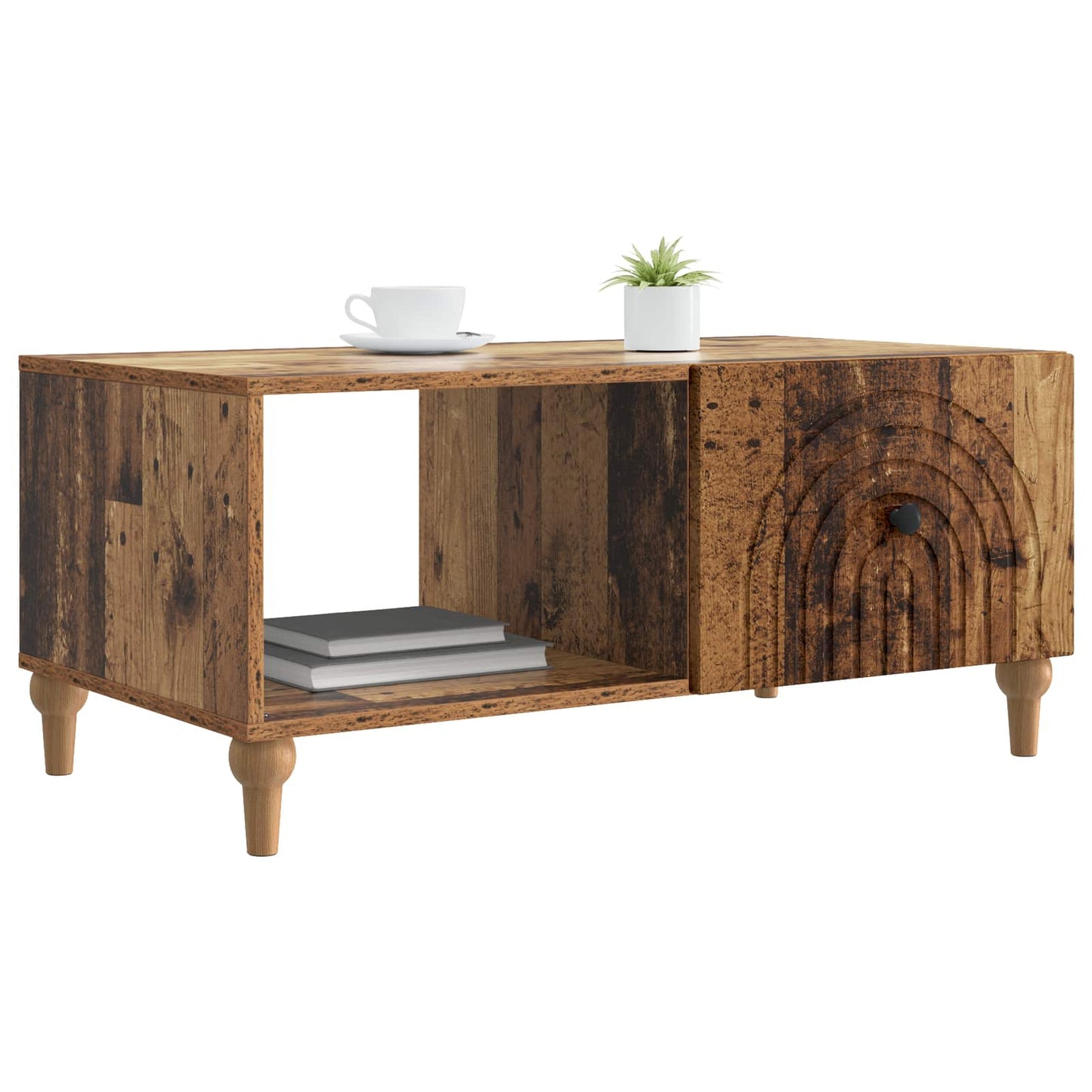Kaffebord Gammelt tre 90 x 50 x 40 cm Konstruert tre