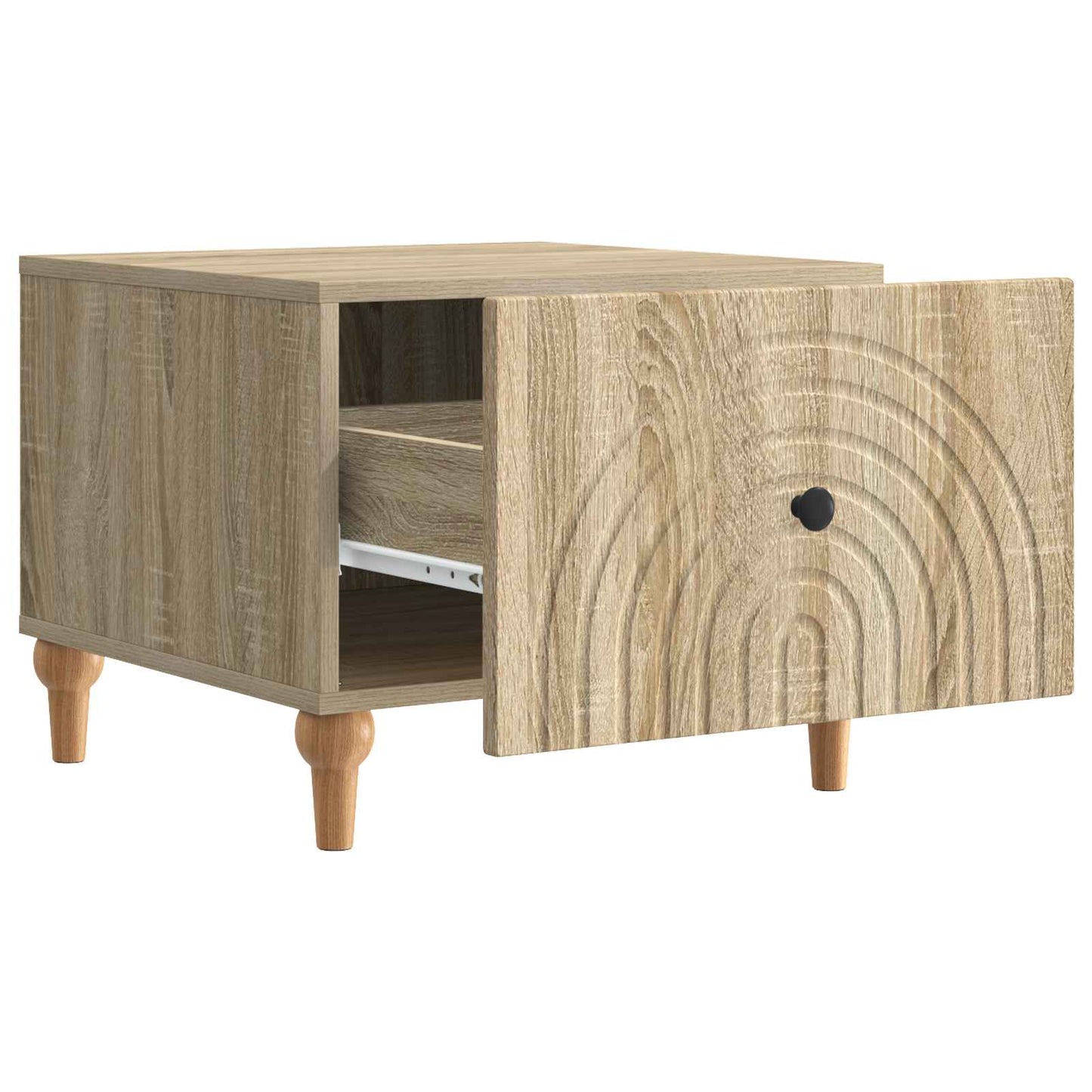 Kaffebord med skuff Sonoma eik 49 x 50 x 40 cm Konstruert tre