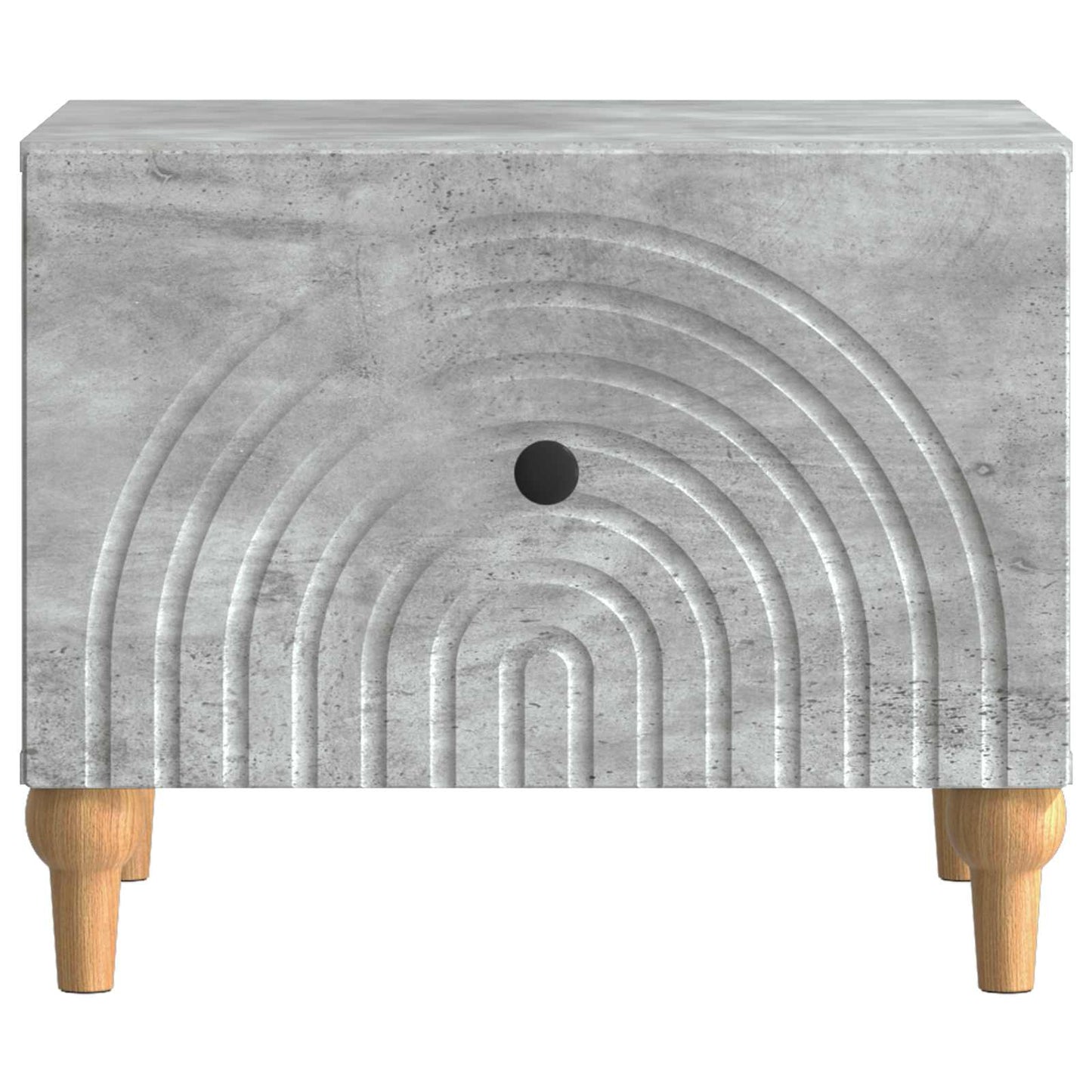 Kaffebord med skuff Betonggrå 49 x 50 x 40 cm Konstruert tre