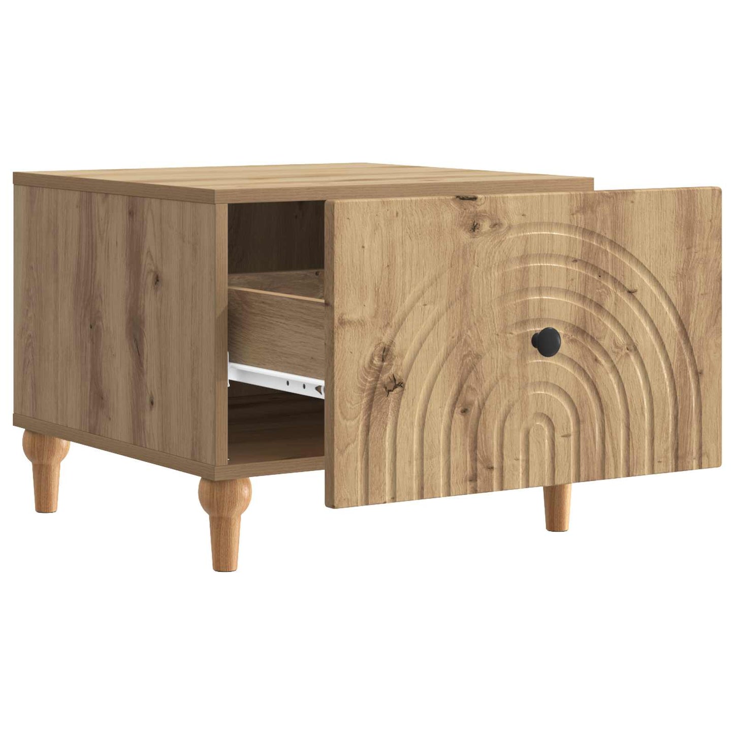 Kaffebord med skuff Artisan eik 49 x 50 x 40 cm Konstruert tre