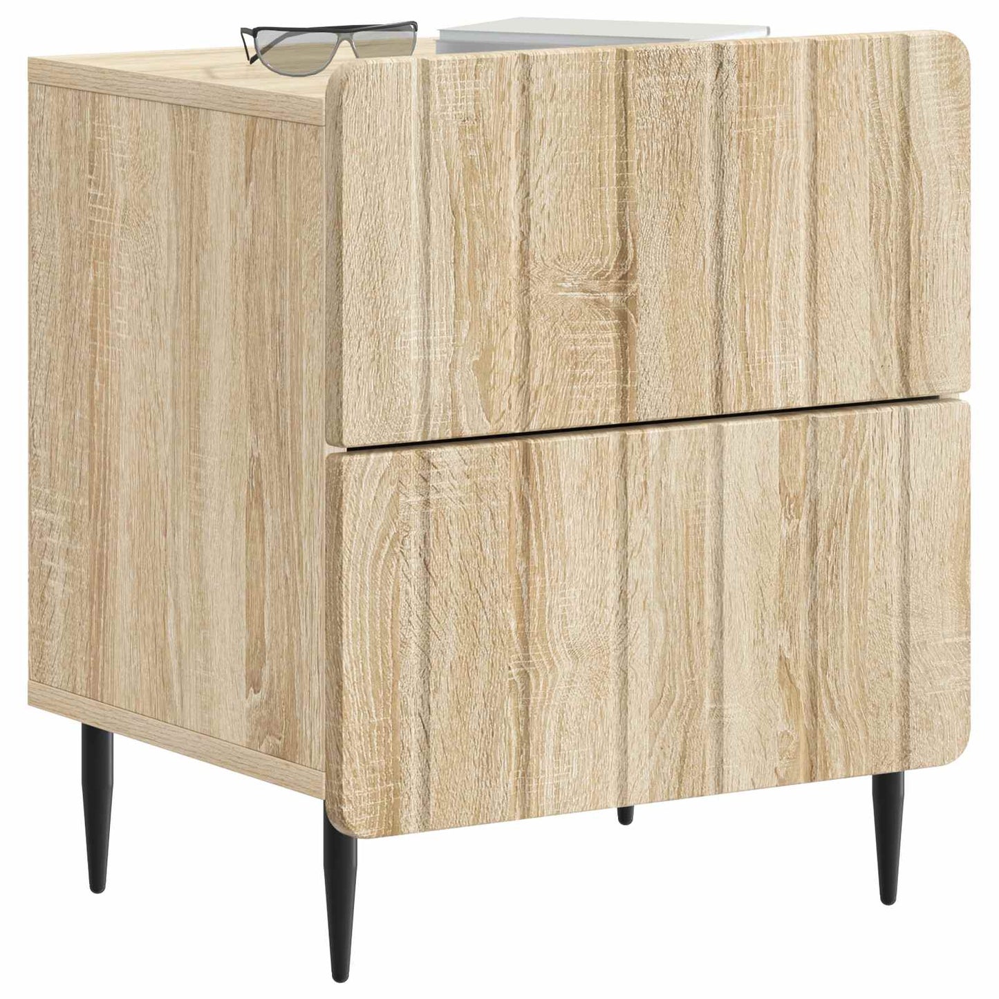Nattbordskap Sonoma eik 43 x 34,5 x 49,5 cm Konstruert tre