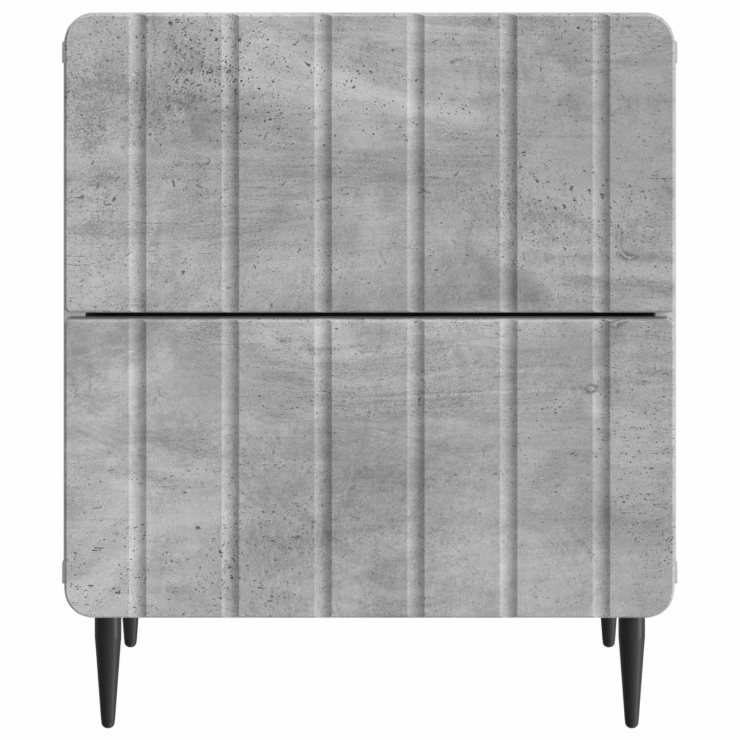 Nattbordskap Betonggrå 43 x 34,5 x 49,5 cm Konstruert tre