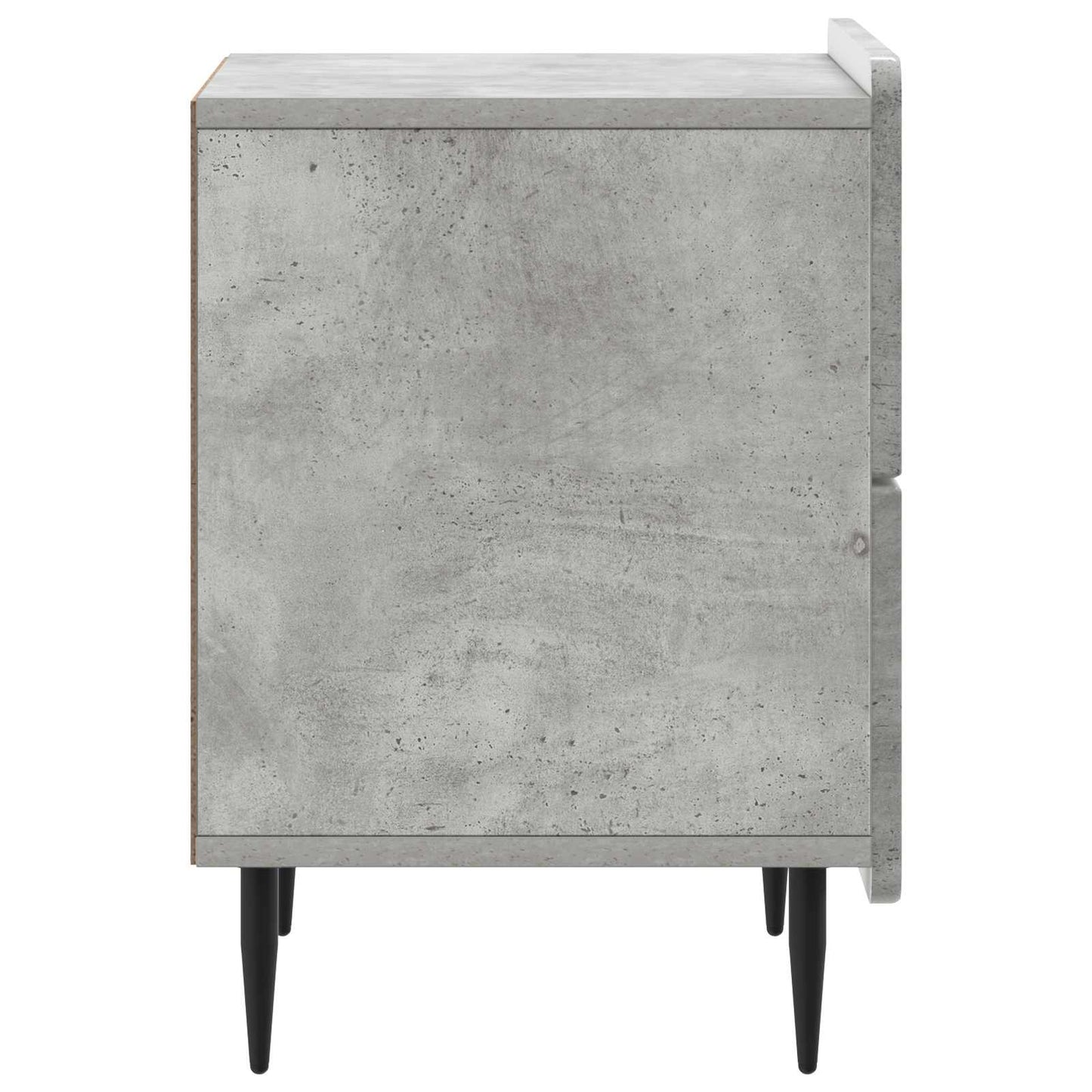 Nattbordskap Betonggrå 43 x 34,5 x 49,5 cm Konstruert tre