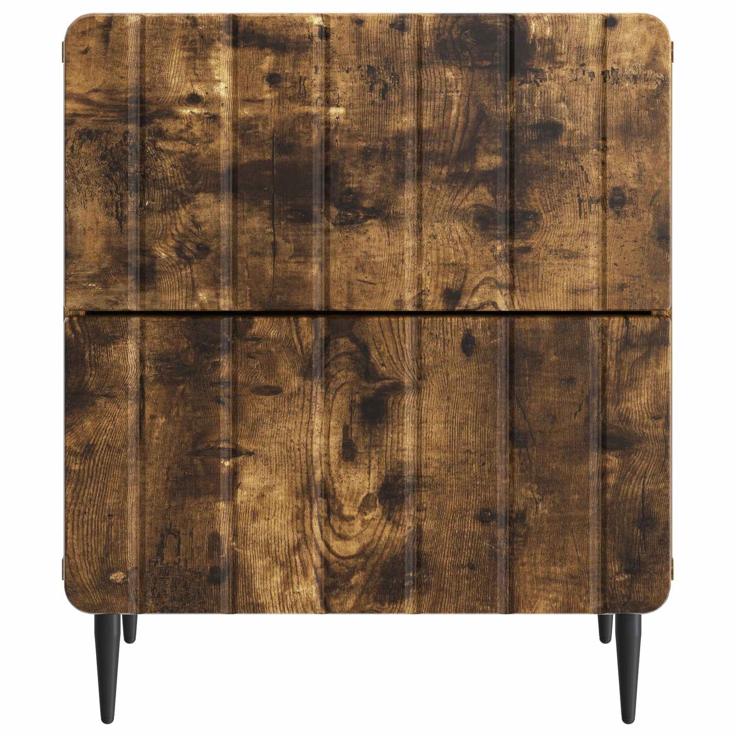 Nattbordskap Røkt Eik 43 x 34,5 x 49,5 cm Konstruert tre