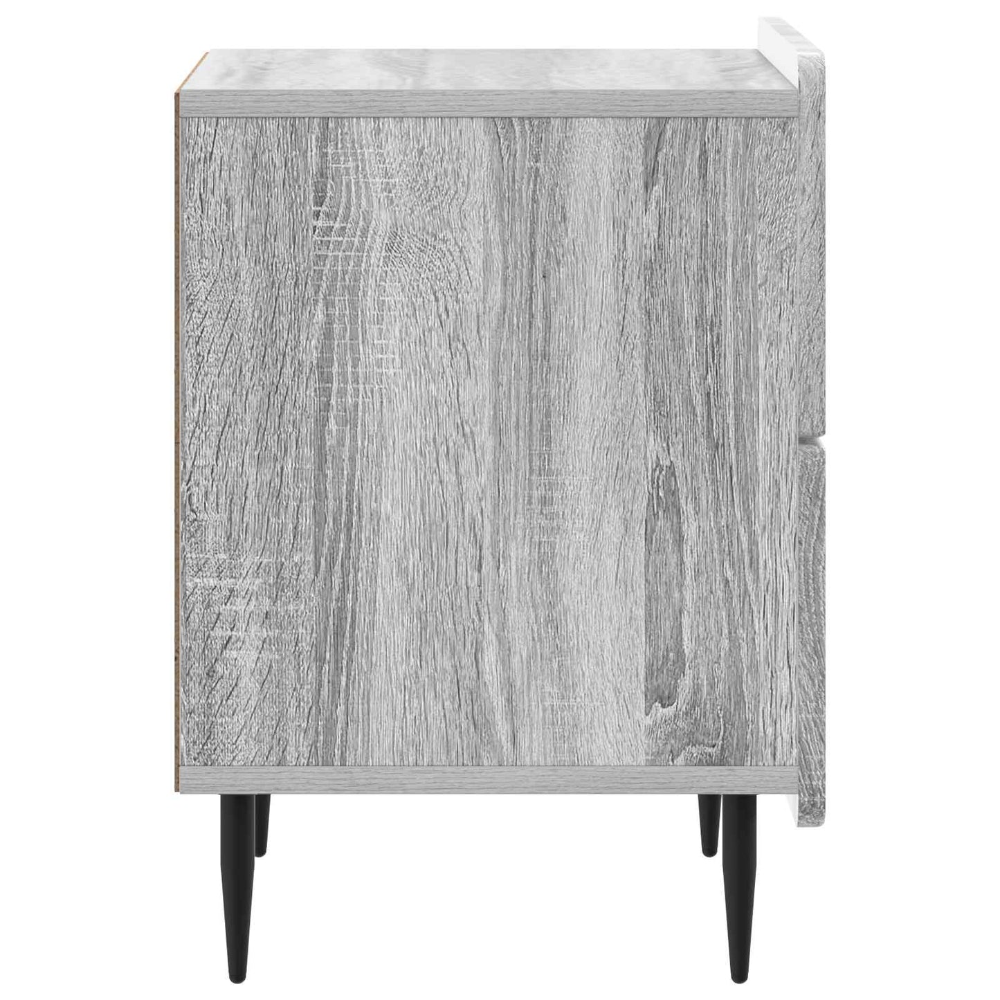 Nattbordskap Grå sonoma 43 x 34,5 x 49,5 cm Konstruert tre