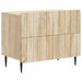 Nattbordskap Sonoma eik 62 x 34,5 x 49,5 cm Konstruert tre