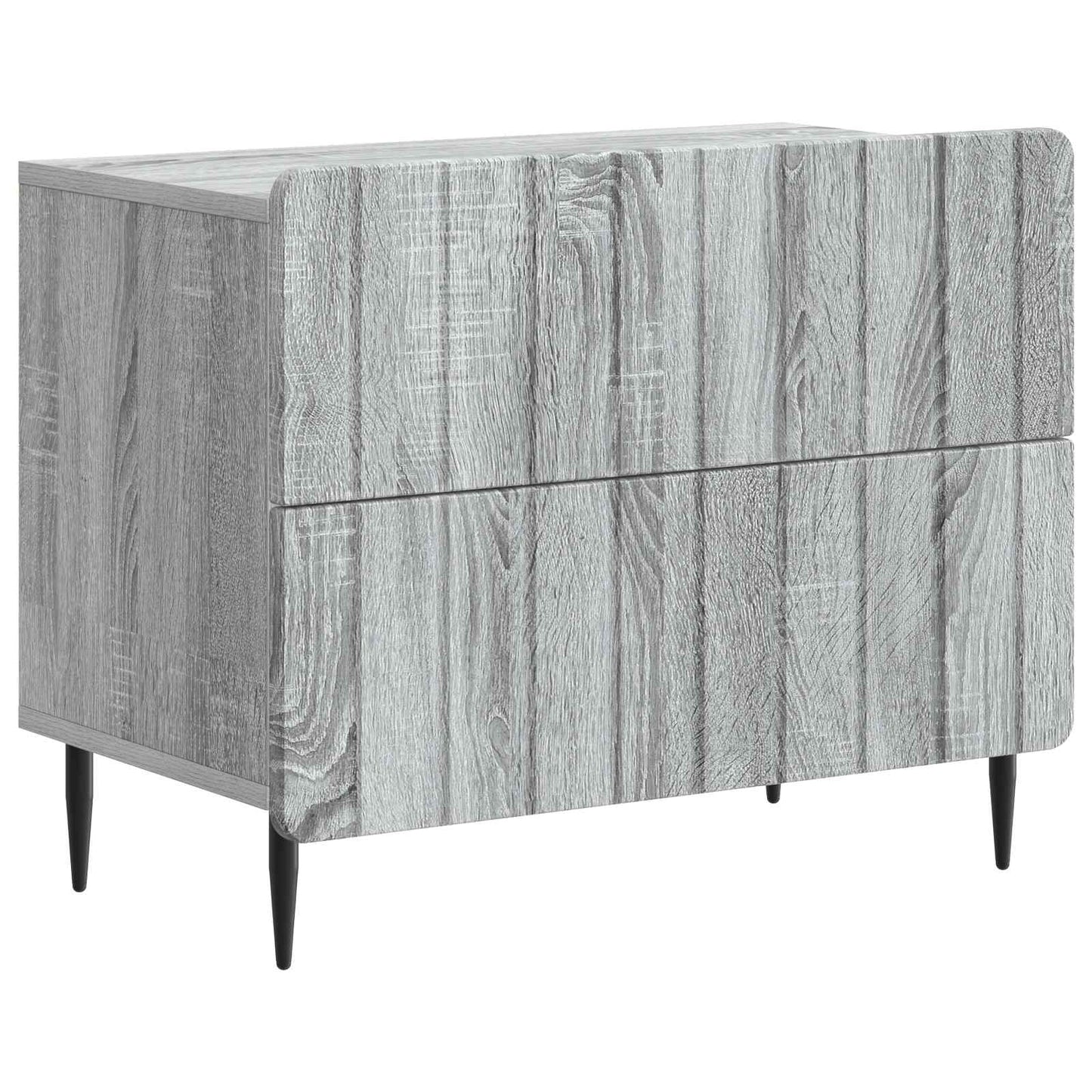 Nattbordskap Grå sonoma 62 x 34,5 x 49,5 cm Konstruert tre