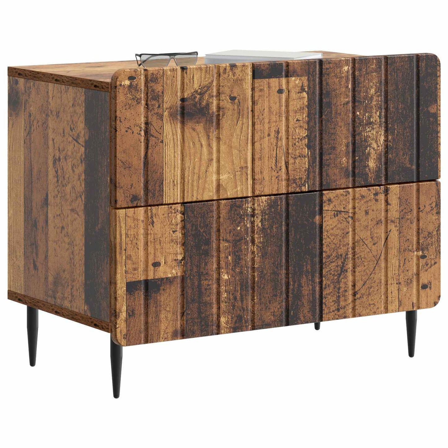 Nattbordskap Gammelt tre 62 x 34,5 x 49,5 cm Konstruert tre