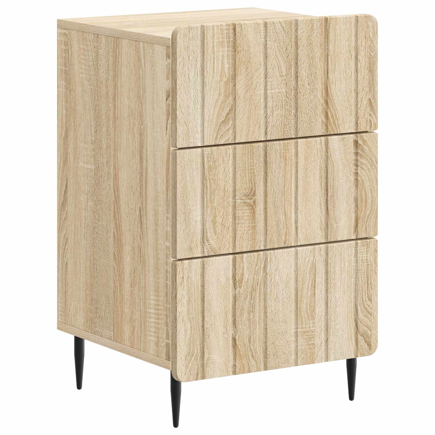 Nattbordskap med skuff Sonoma eik 43x 41 x 68 cm Konstruert tre