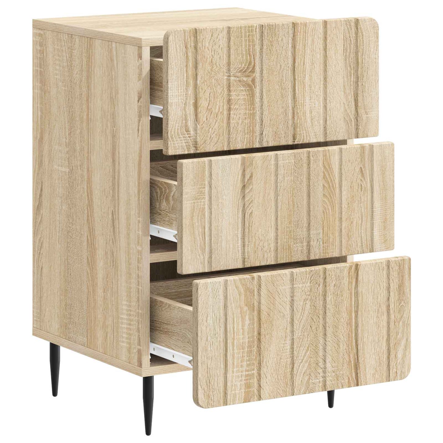Nattbordskap med skuff Sonoma eik 43x 41 x 68 cm Konstruert tre