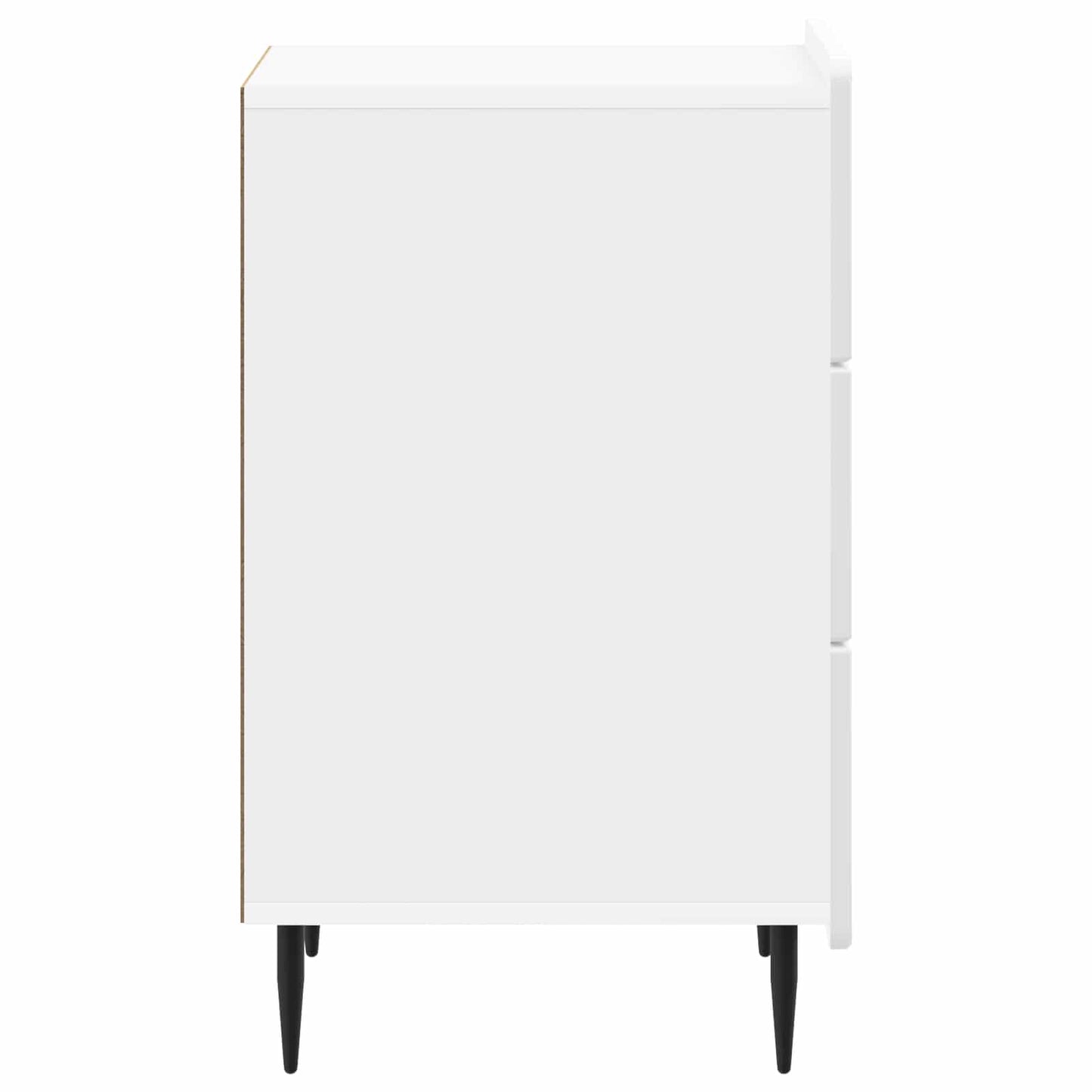 Nattbordskap Høgglans hvit 43x 41 x 68 cm Konstruert tre