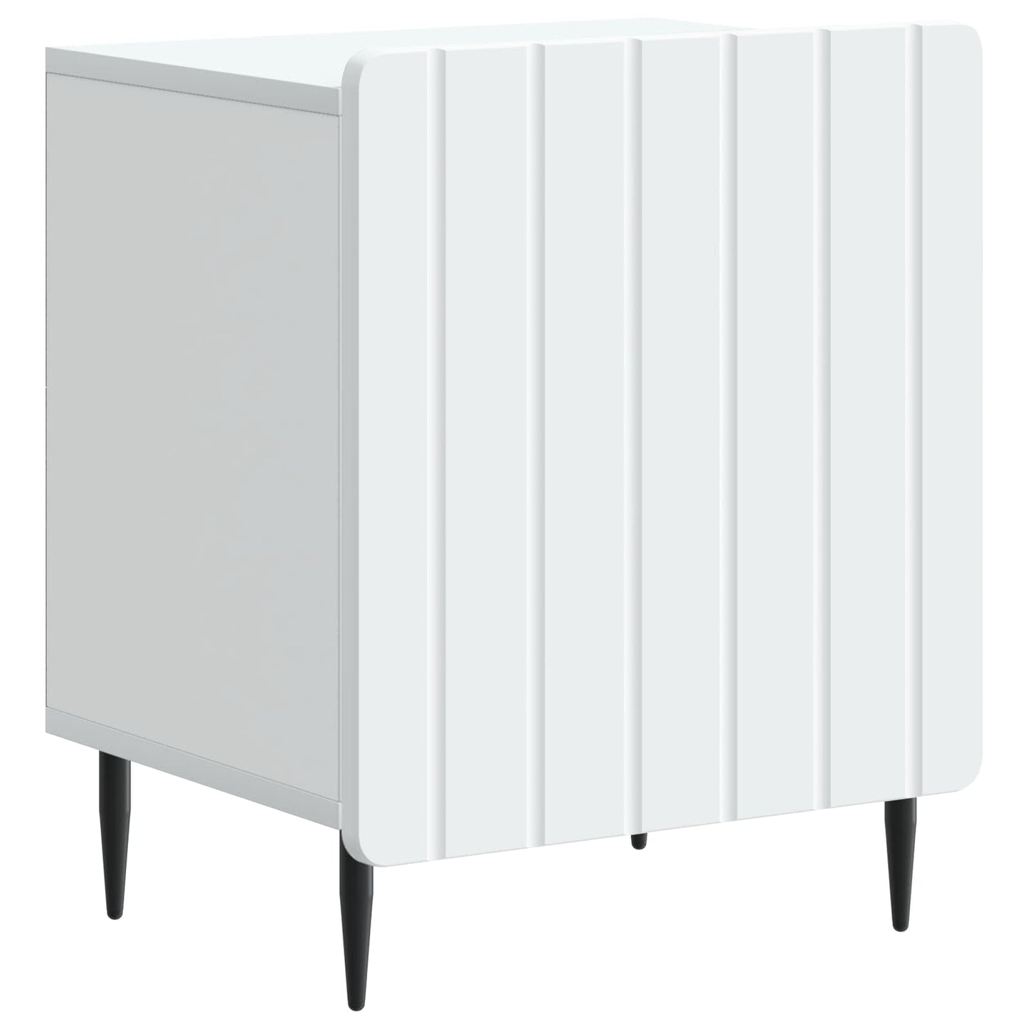 Nattbordskap 2 pcs Hvit 43 x 34,5 x 52 cm Konstruert tre
