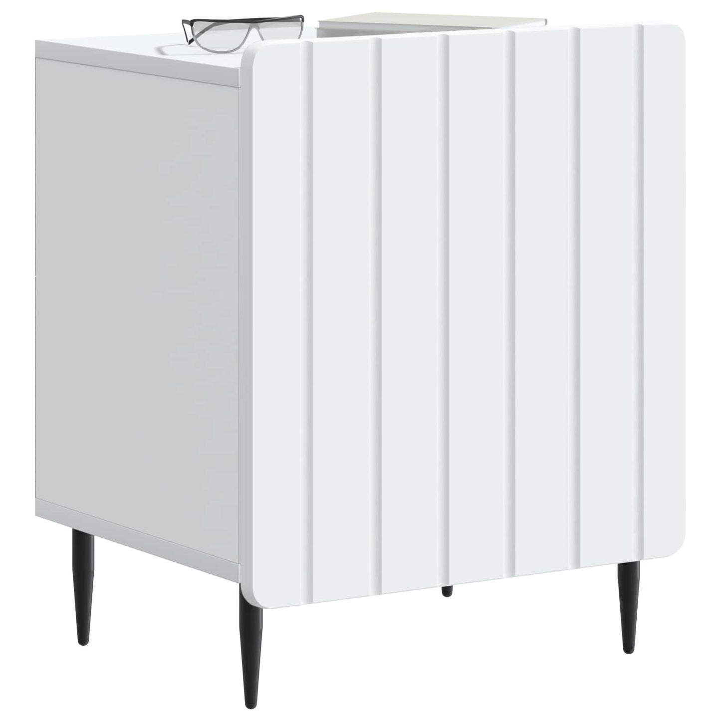 Nattbordskap 2 pcs Hvit 43 x 34,5 x 52 cm Konstruert tre