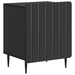Nattbordskap Svart 43 x 34,5 x 52 cm Konstruert tre