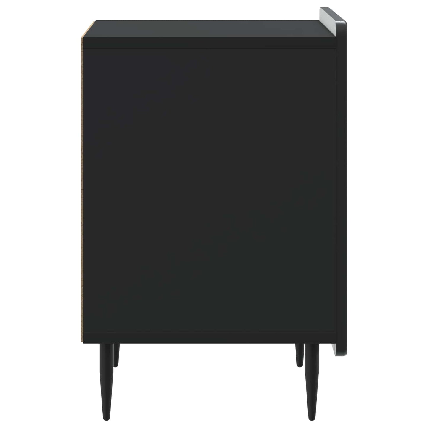 Nattbordskap Svart 43 x 34,5 x 52 cm Konstruert tre