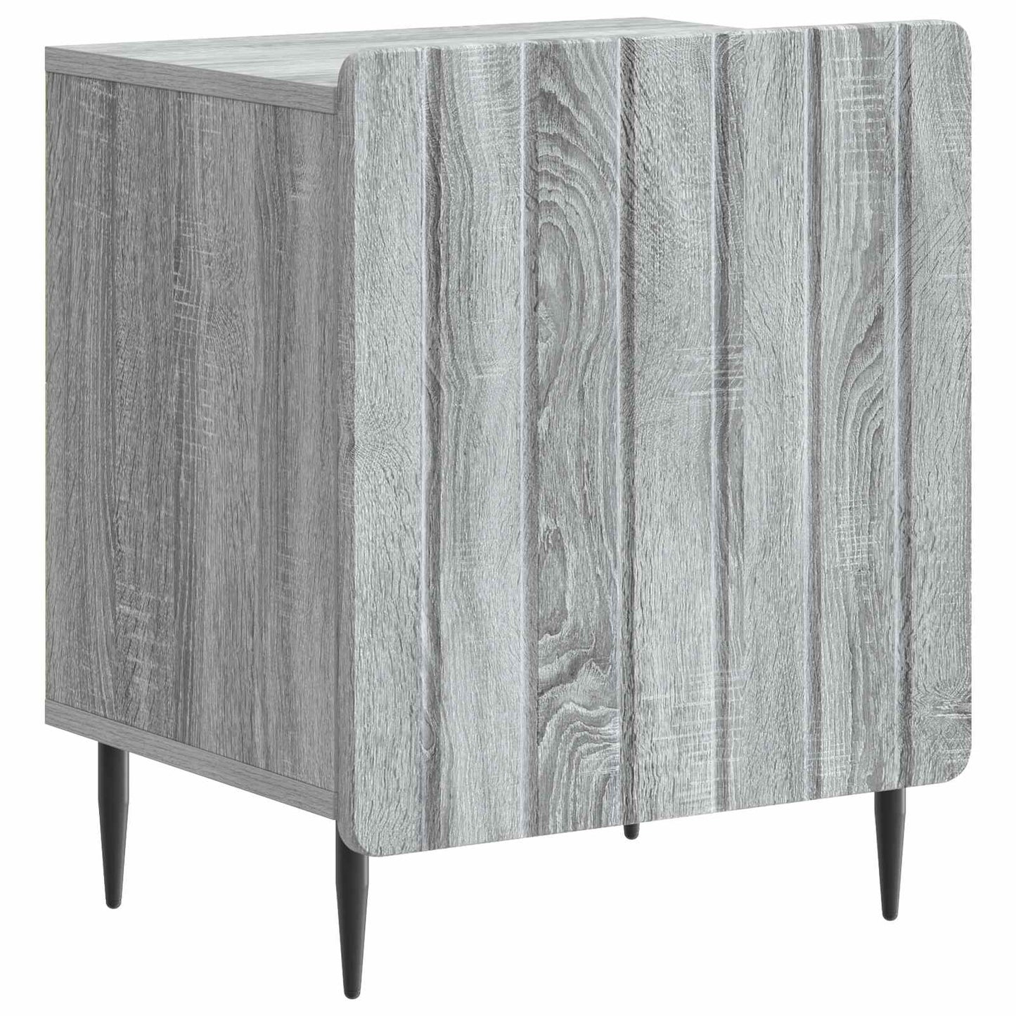 Nattbordskap 2 pcs Grå sonoma 43 x 34,5 x 52 cm Konstruert tre