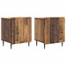 Nattbordskap 2 pcs Gammelt tre 43 x 34,5 x 52 cm Konstruert tre