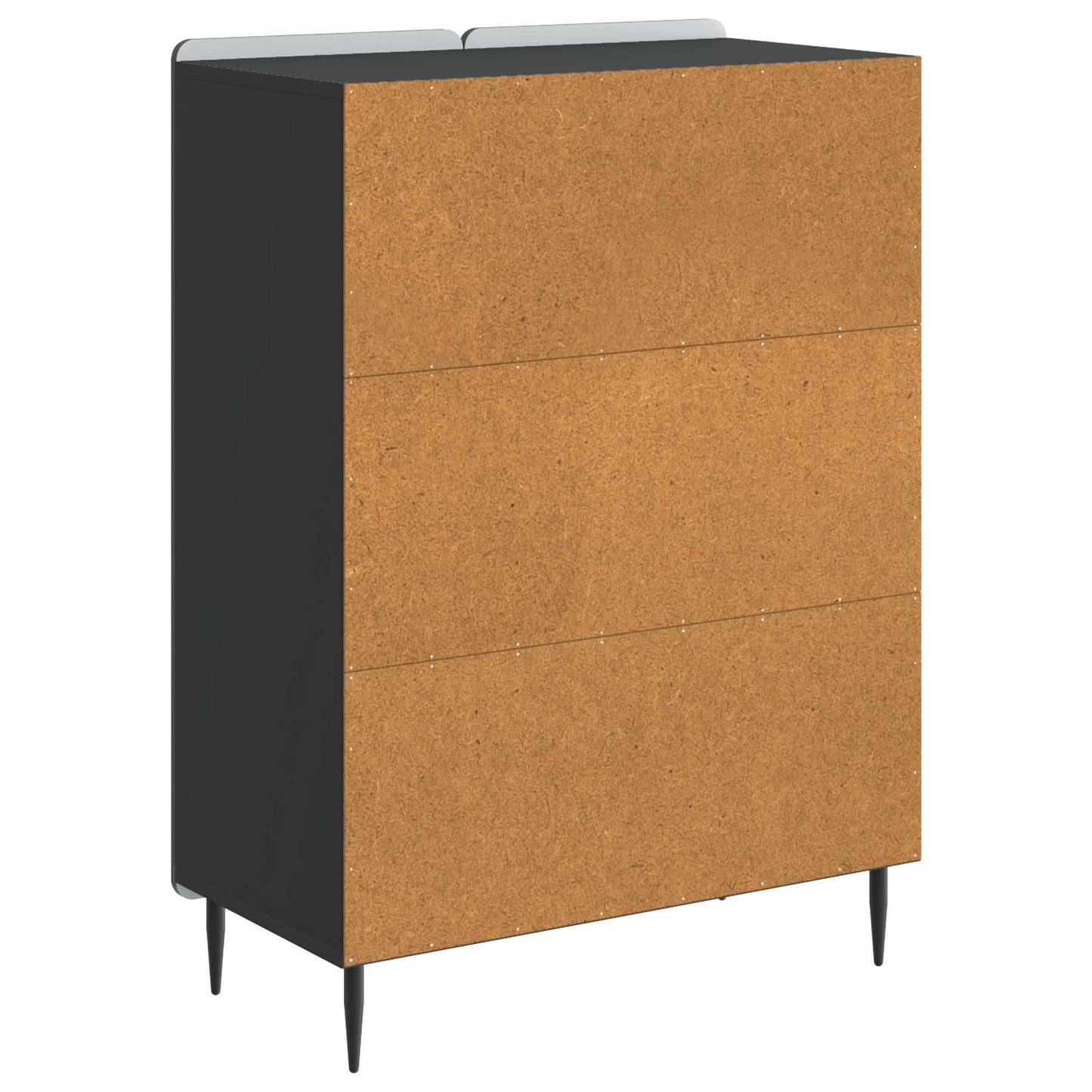 Serviesskap Svart 66 x 34,5 x 92 cm Konstruert tre