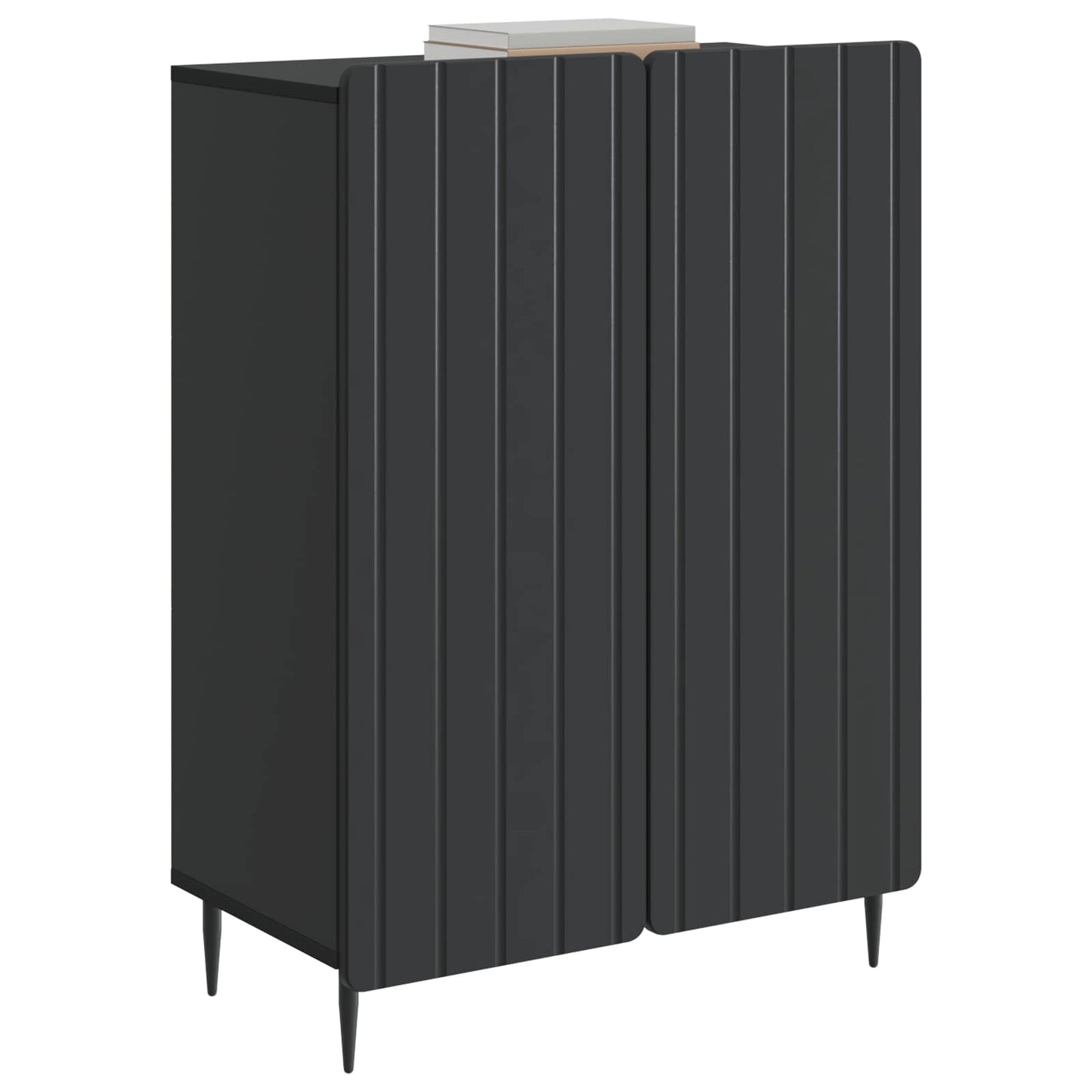 Serviesskap Svart 66 x 34,5 x 92 cm Konstruert tre