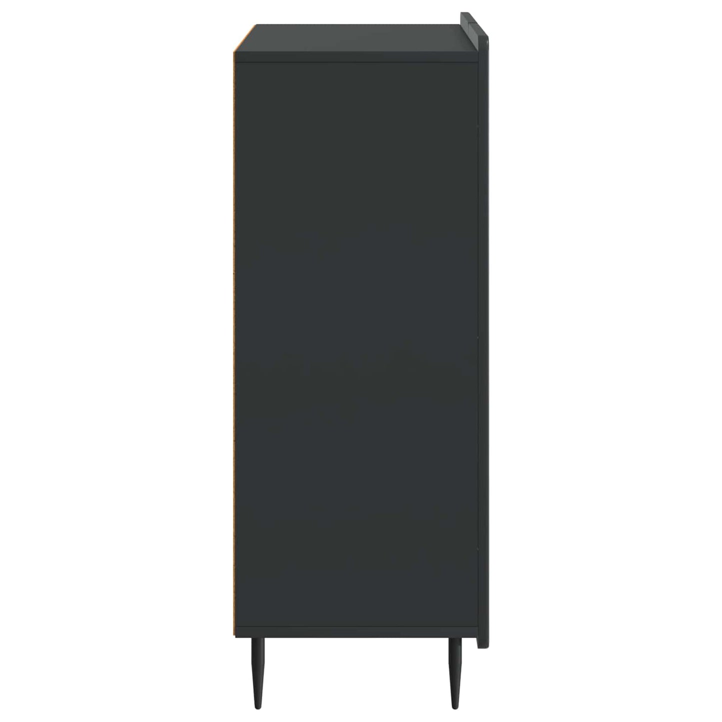 Serviesskap Svart 66 x 34,5 x 92 cm Konstruert tre