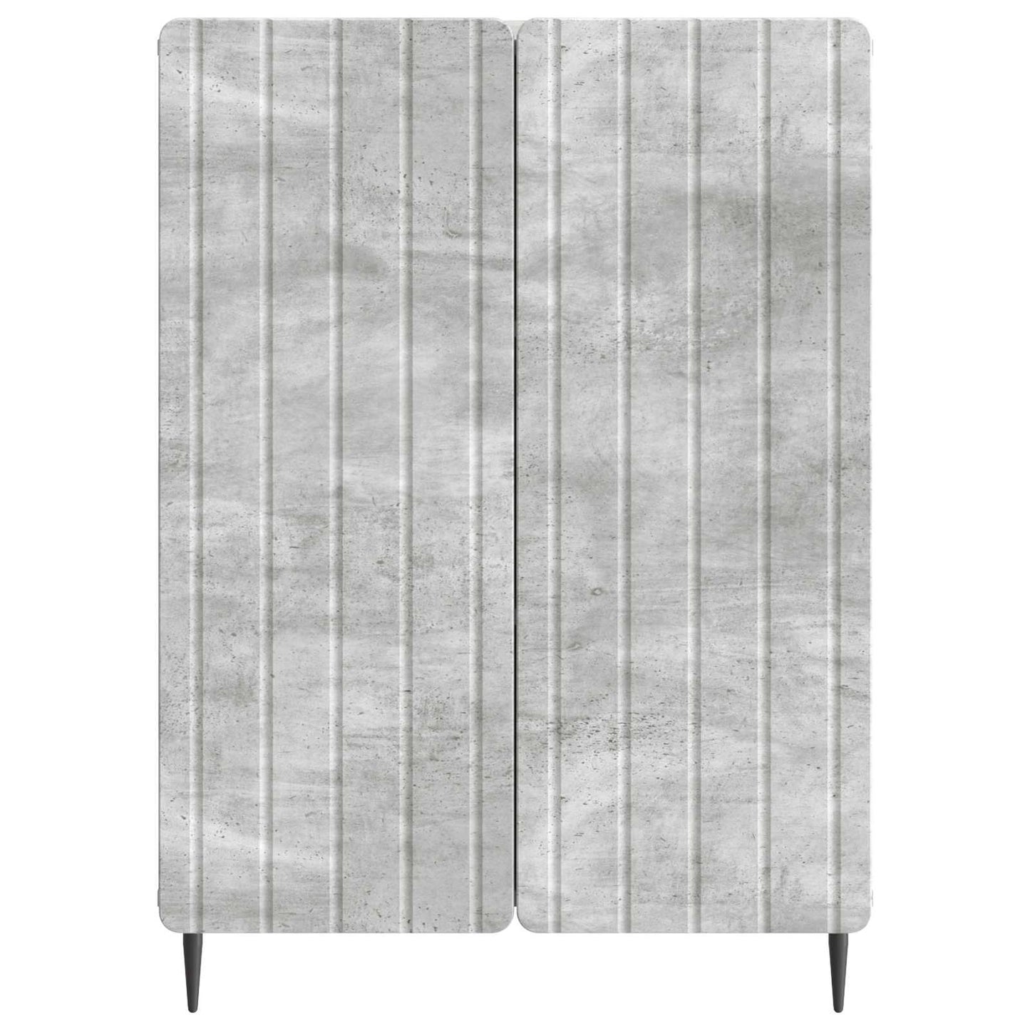 Serviesskap Betonggrå 66 x 34,5 x 92 cm Konstruert tre