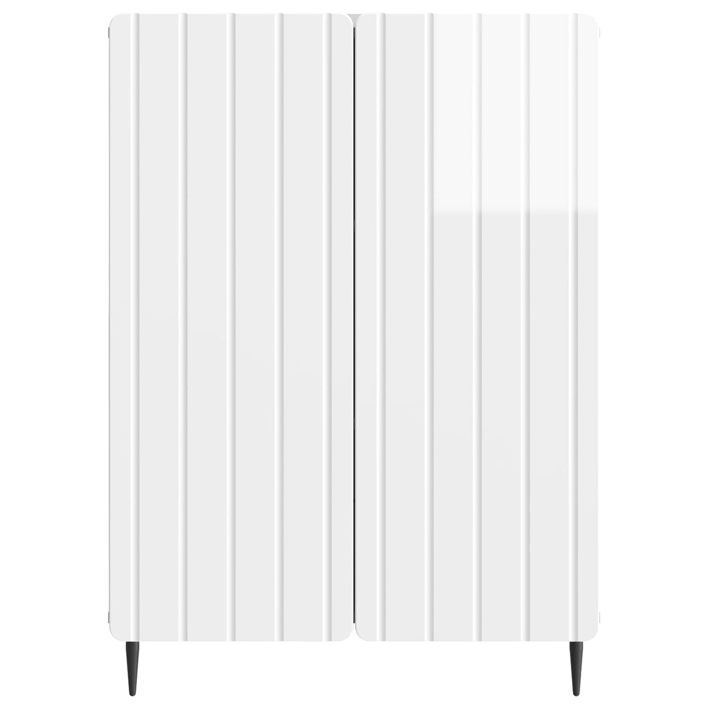 Serviesskap Høgglans hvit 66 x 34,5 x 92 cm Konstruert tre