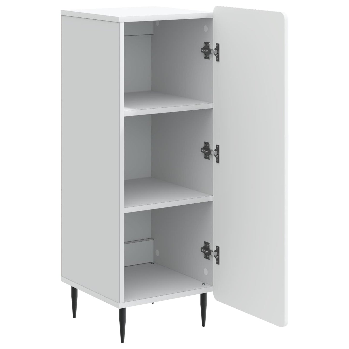 Serviesskap Hvit 34,5 x 33 x 92 cm Konstruert tre