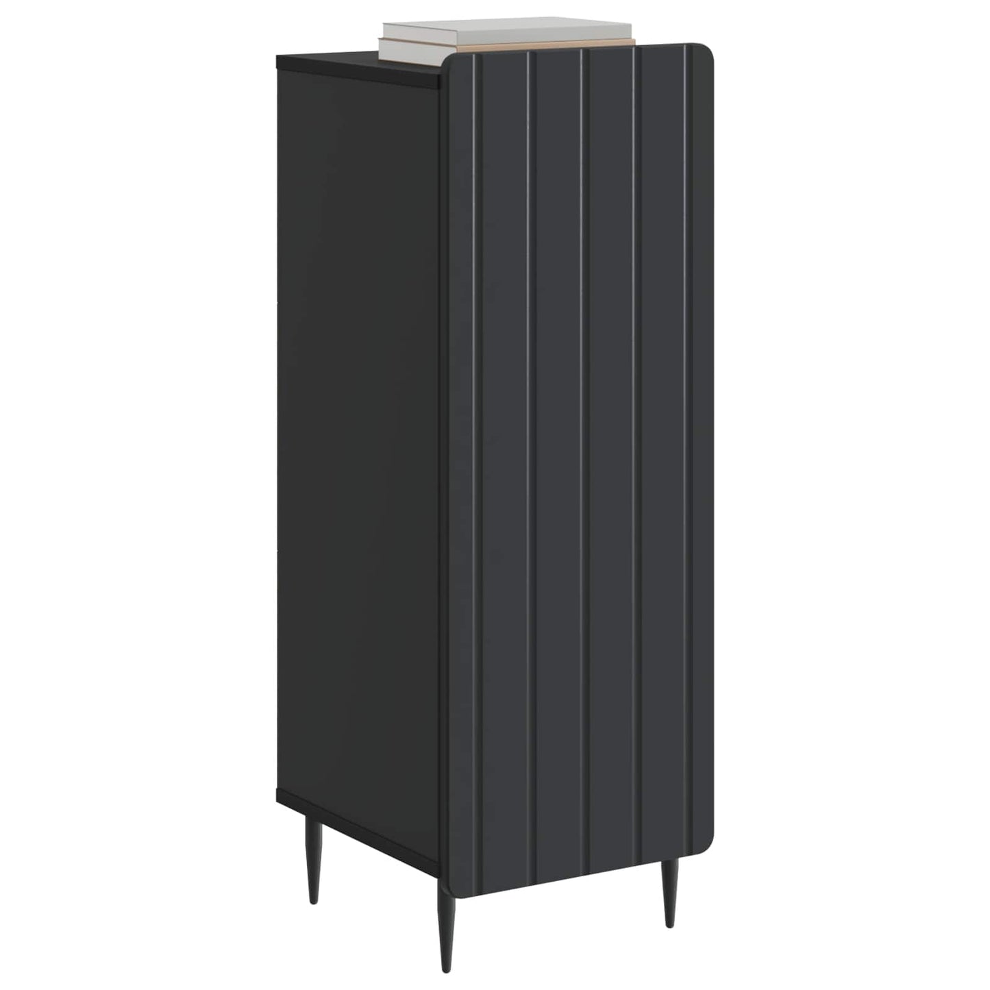 Serviesskap Svart 34,5 x 33 x 92 cm Konstruert tre