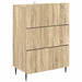 Skuffeskap Sonoma eik 66 x 34,5 x 92 cm Konstruert tre