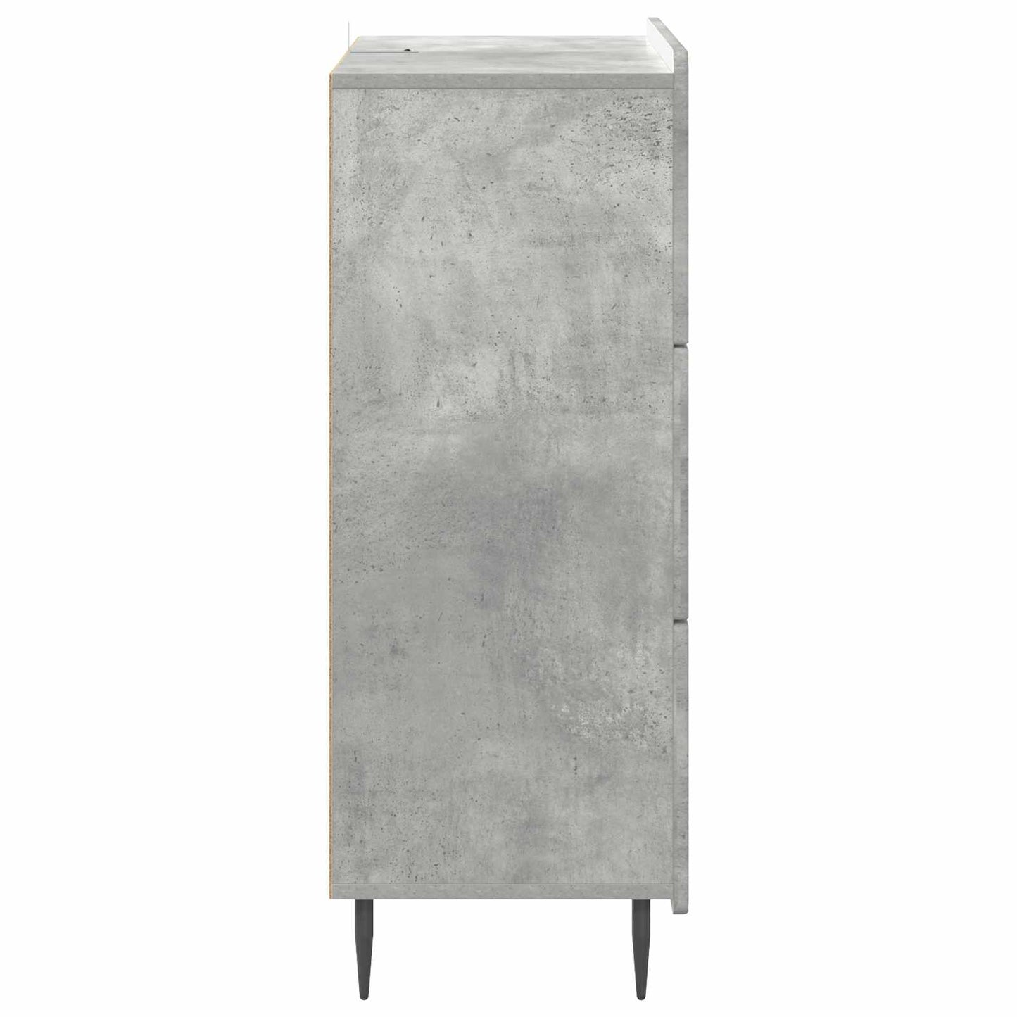 Skuffeskap Betonggrå 66 x 34,5 x 92 cm Konstruert tre