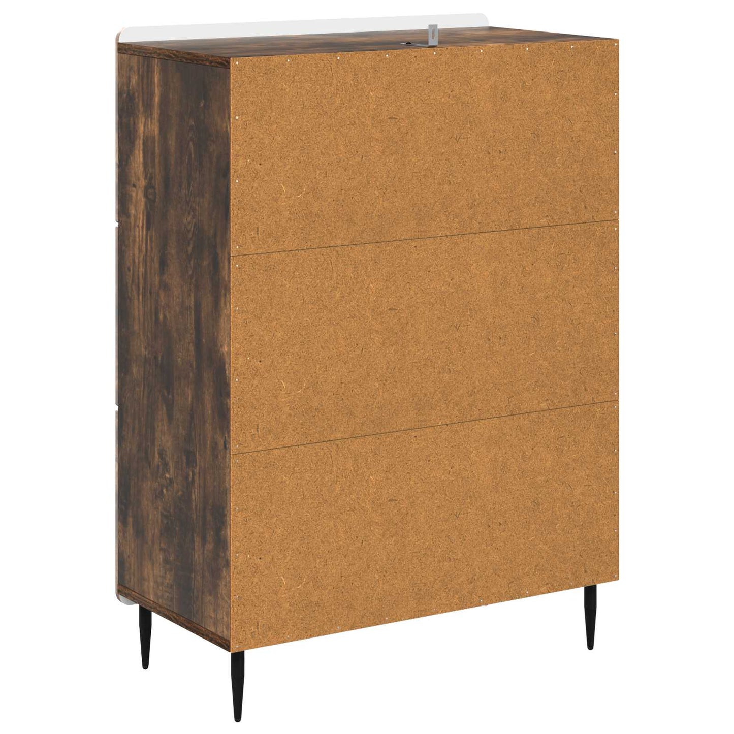 Skuffeskap Røkt Eik 66 x 34,5 x 92 cm Konstruert tre