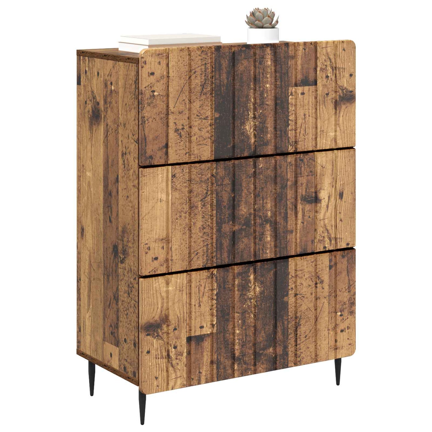 Skuffeskap Gammelt tre 66 x 34,5 x 92 cm Konstruert tre