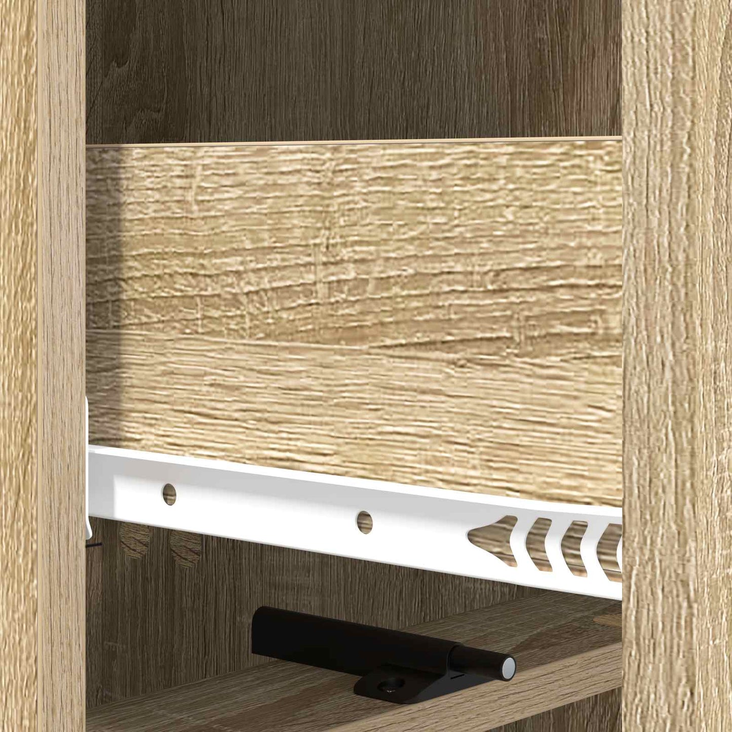 Skuffeskap Sonoma eik 33 x 34,5 x 92 cm Konstruert tre