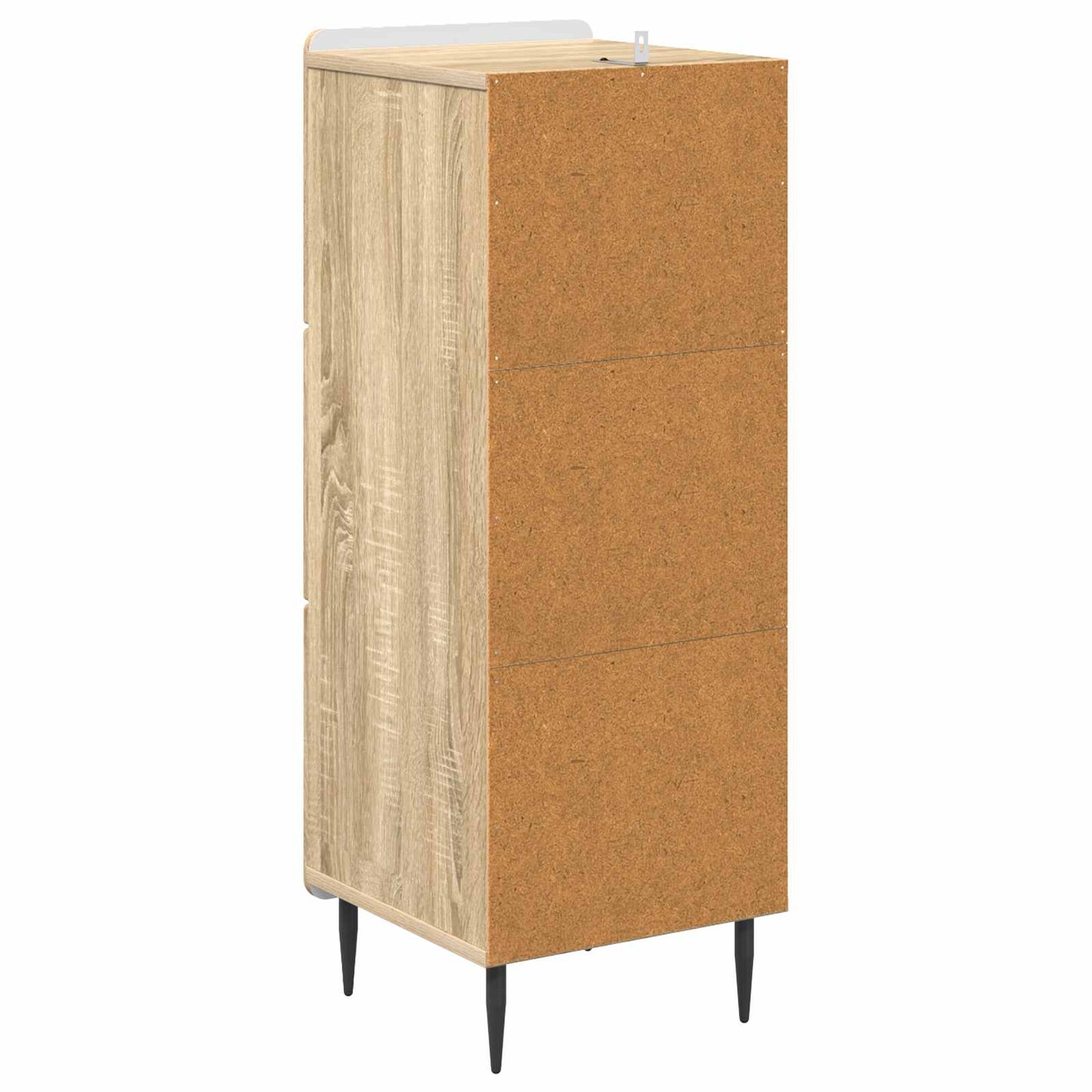 Skuffeskap Sonoma eik 33 x 34,5 x 92 cm Konstruert tre