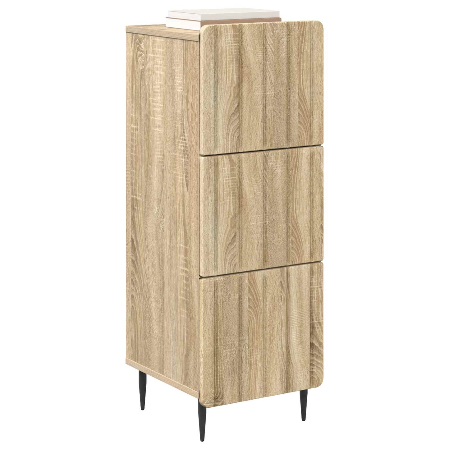 Skuffeskap Sonoma eik 33 x 34,5 x 92 cm Konstruert tre