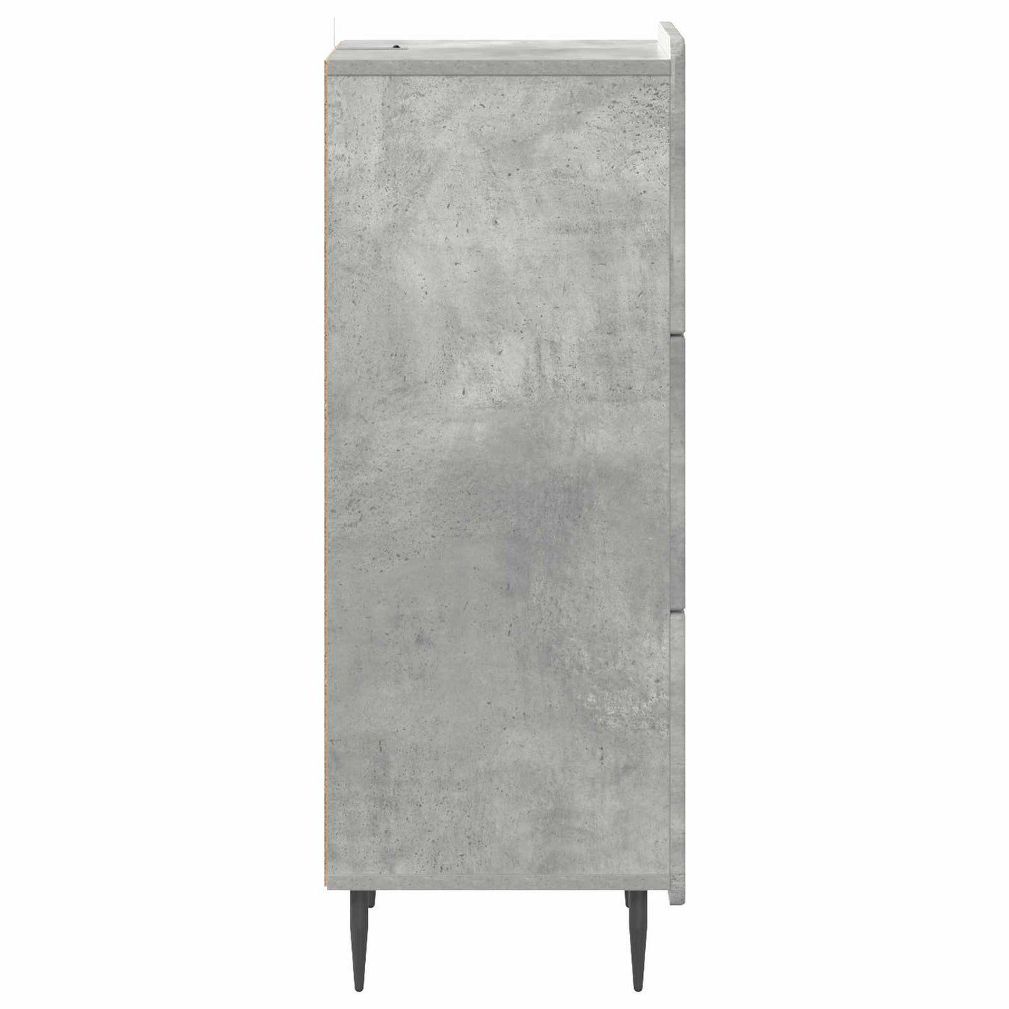 Skuffeskap Betonggrå 33 x 34,5 x 92 cm Konstruert tre