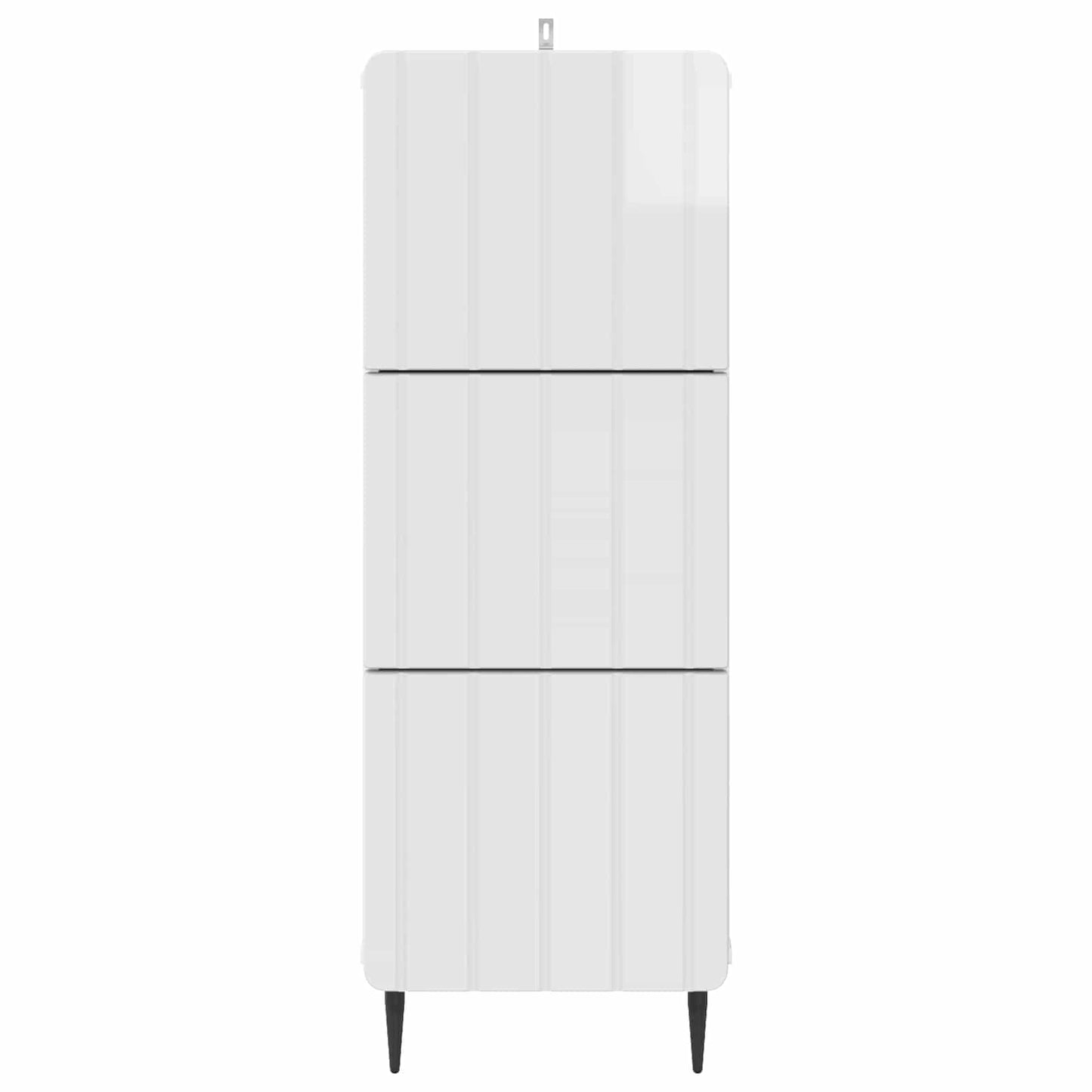 Skuffeskap Høgglans hvit 33 x 34,5 x 92 cm Konstruert tre