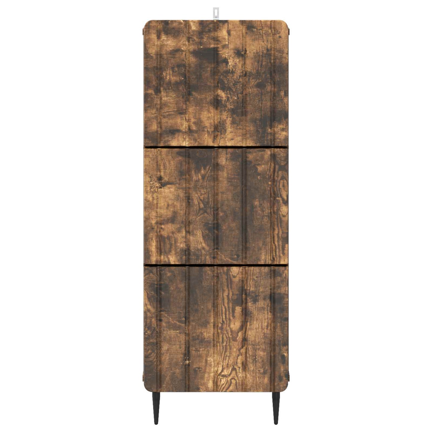 Skuffeskap Røkt Eik 33 x 34,5 x 92 cm Konstruert tre