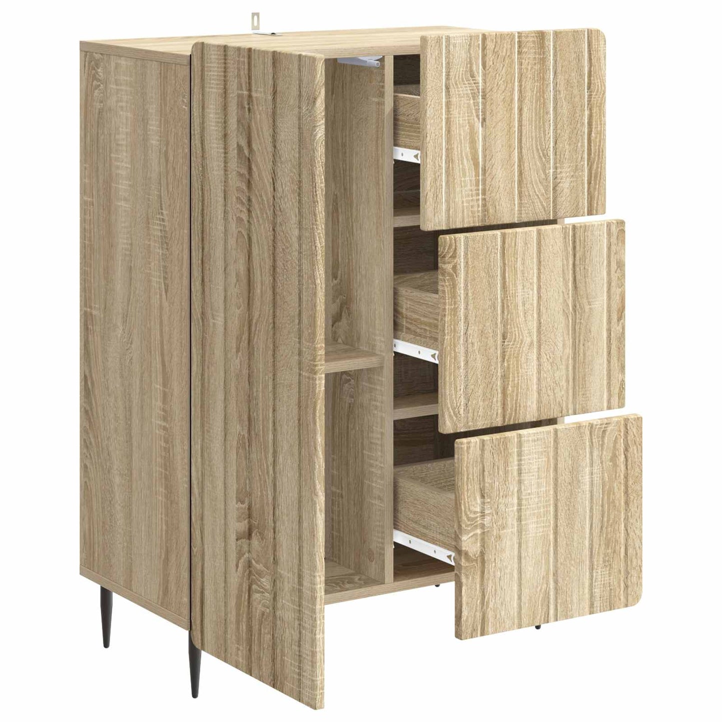 Serviesskap Sonoma eik 66 x 34,5 x 91,5 cm Konstruert tre
