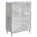Serviesskap Betonggrå 66 x 34,5 x 91,5 cm Konstruert tre