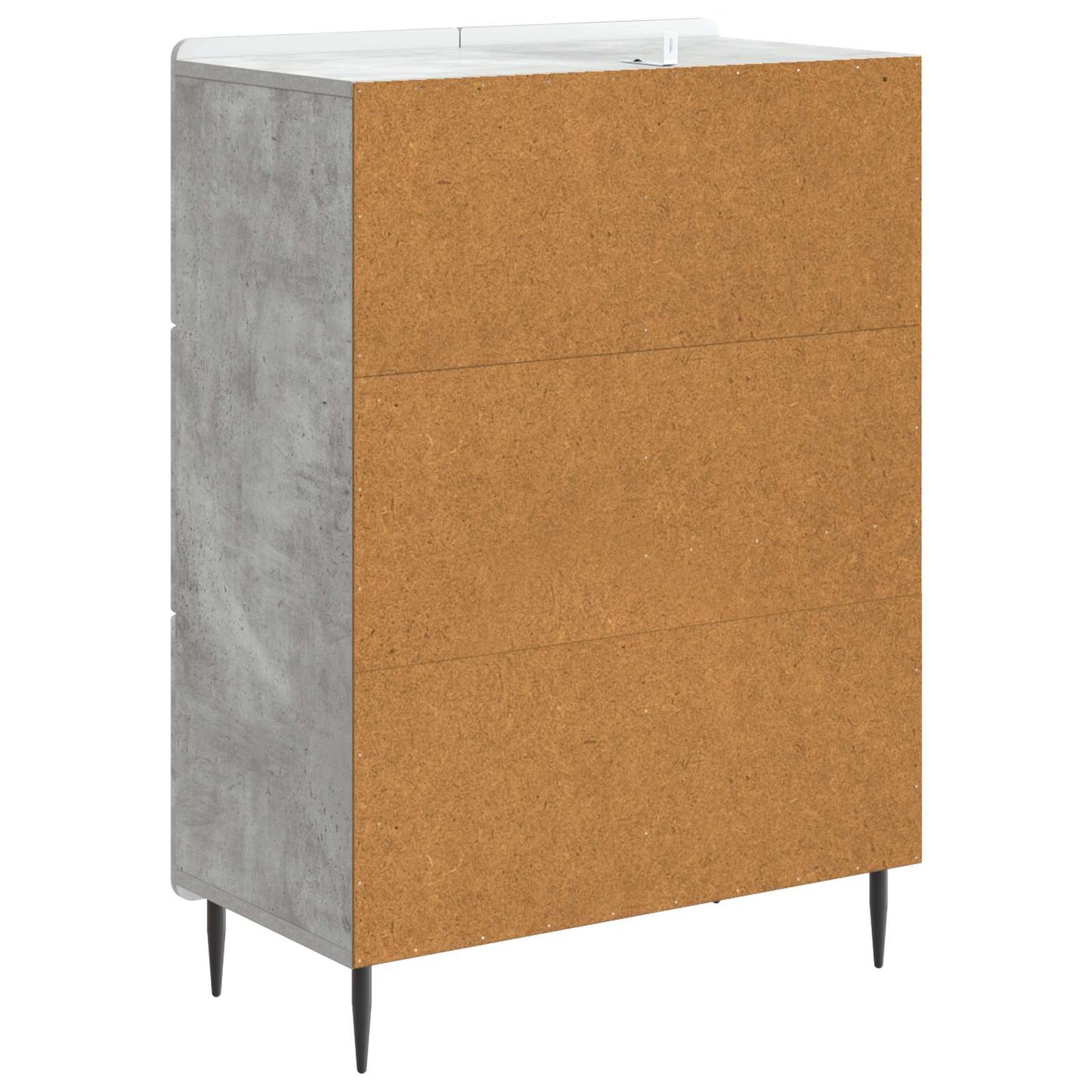 Serviesskap Betonggrå 66 x 34,5 x 91,5 cm Konstruert tre