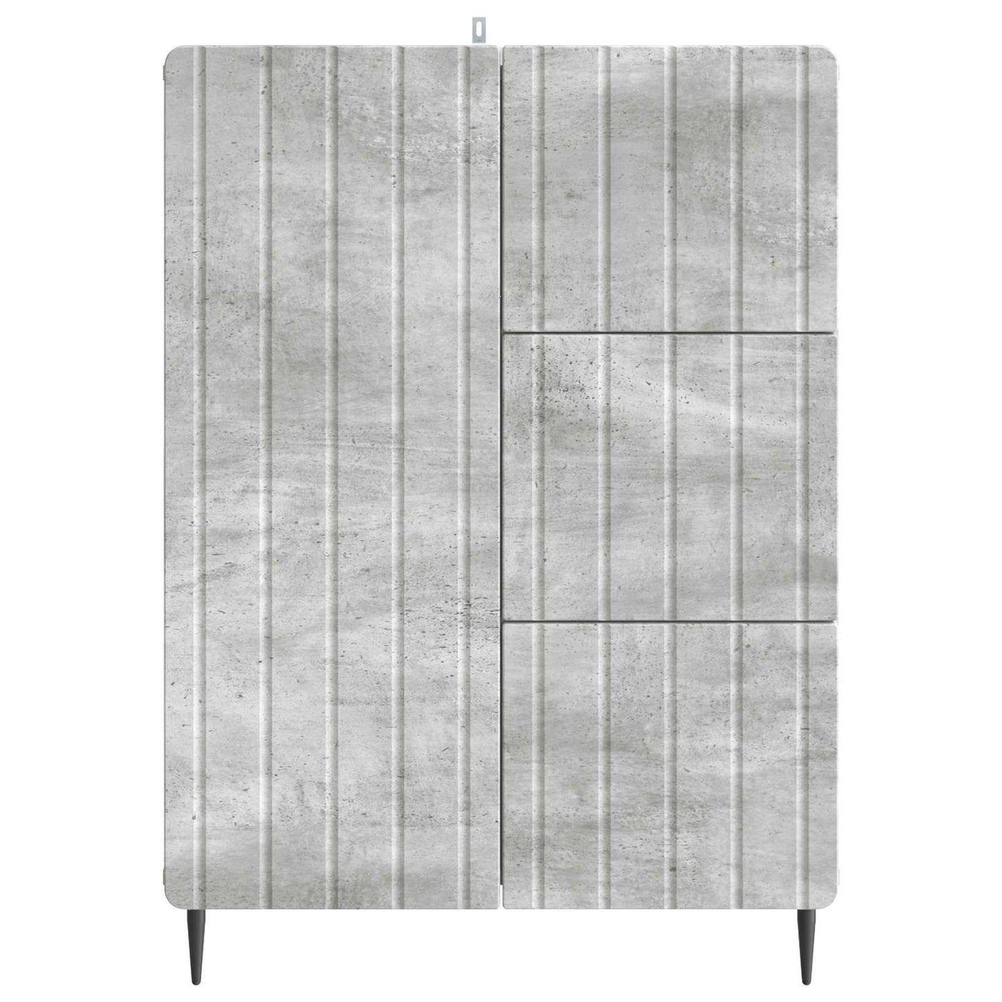 Serviesskap Betonggrå 66 x 34,5 x 91,5 cm Konstruert tre