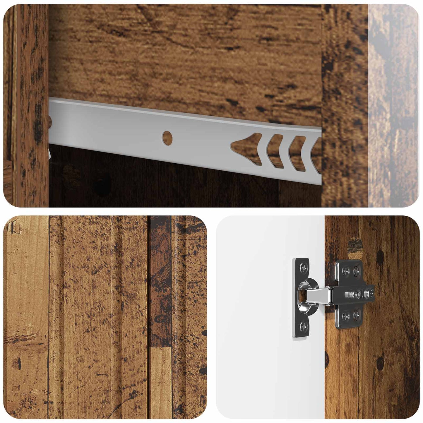 Serviesskap Gammelt tre 66 x 34,5 x 91,5 cm Konstruert tre