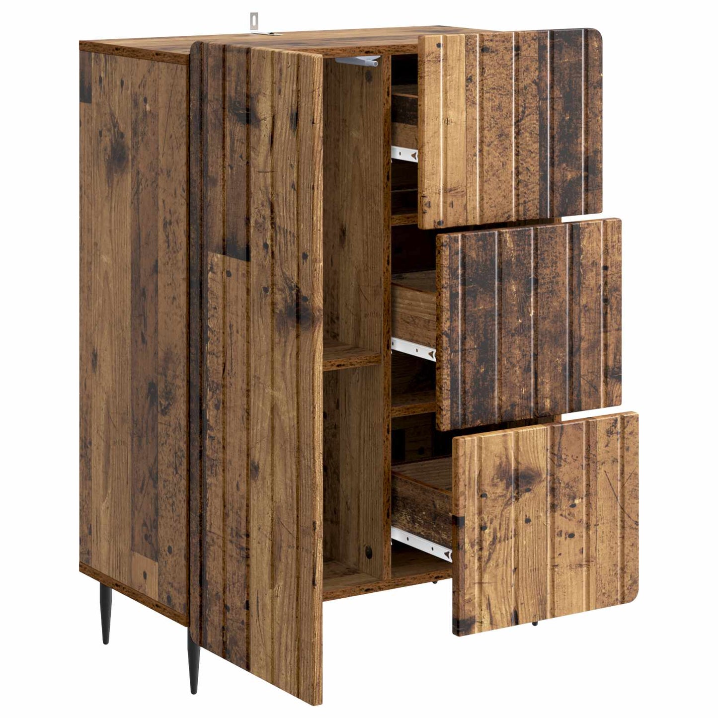 Serviesskap Gammelt tre 66 x 34,5 x 91,5 cm Konstruert tre