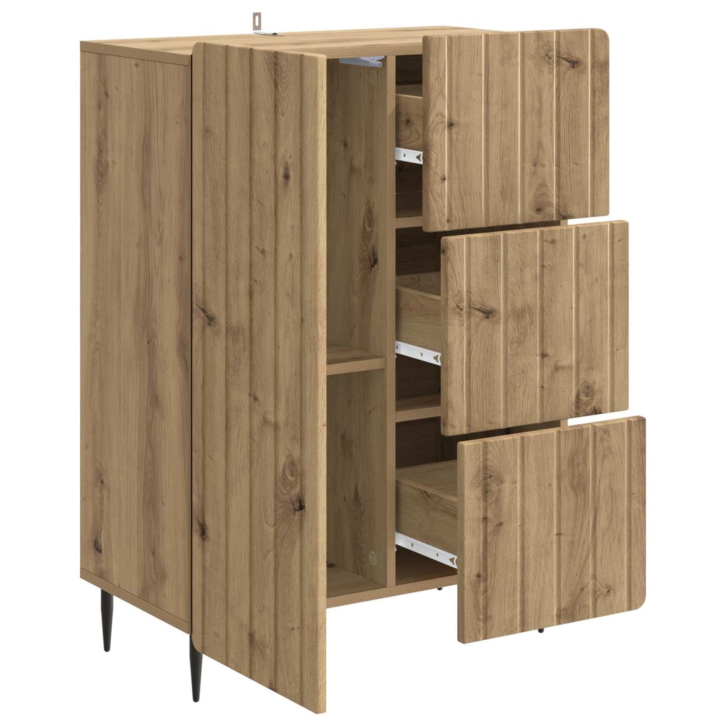 Serviesskap Artisan eik 66 x 34,5 x 91,5 cm Konstruert tre