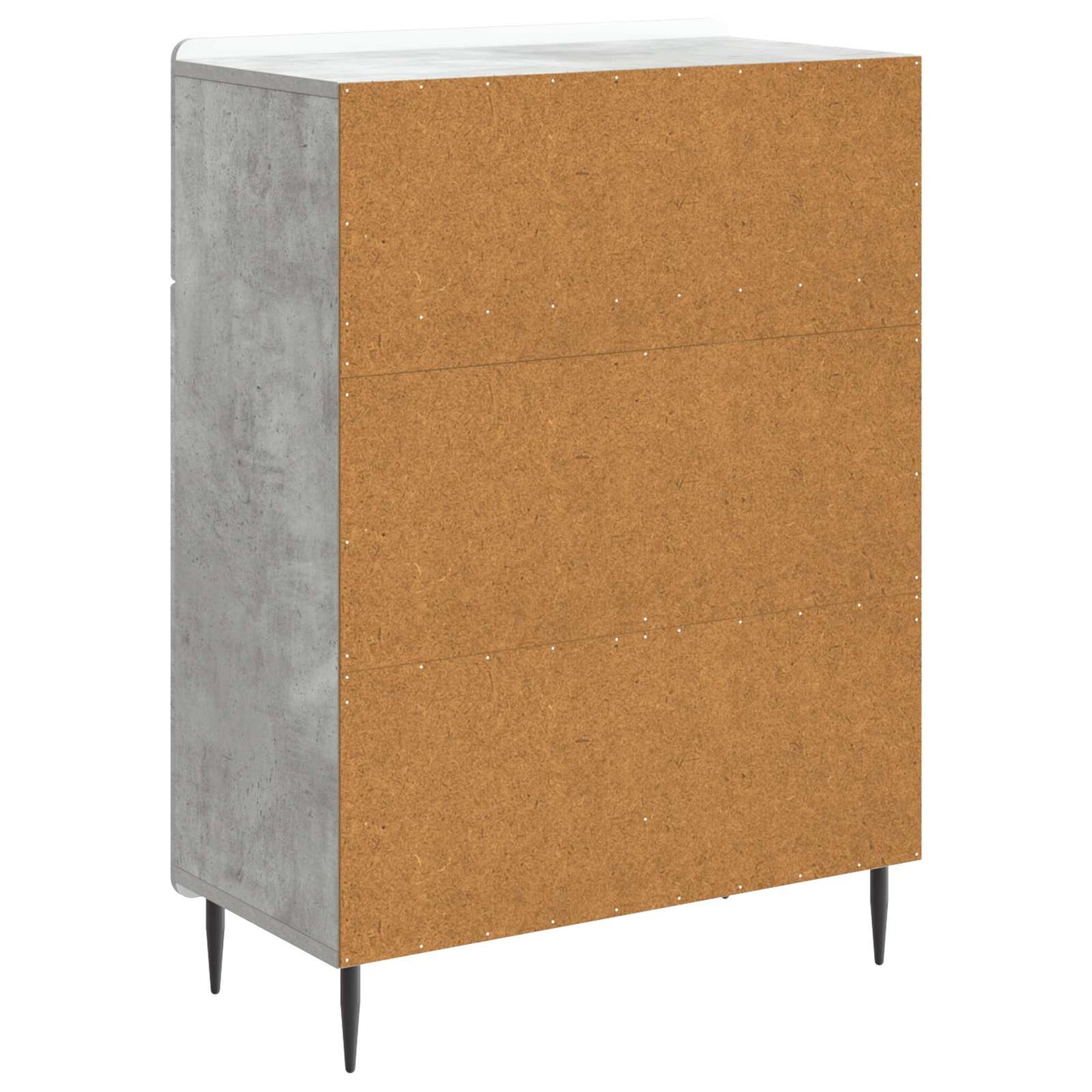 Serviesskap Betonggrå 66 x 34,5 x 92 cm Konstruert tre
